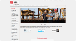 Desktop Screenshot of falckproductions.com